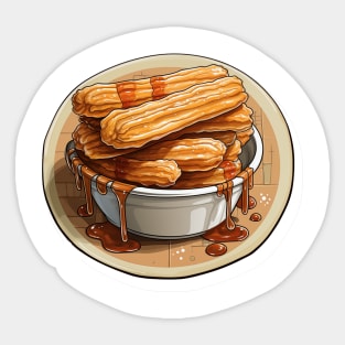 Churros breakfast Sticker